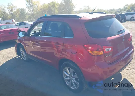 2015 Mitsubishi Outlander Sport Gt from USA, damaged, VIN 4A4AR4AW4FE043684